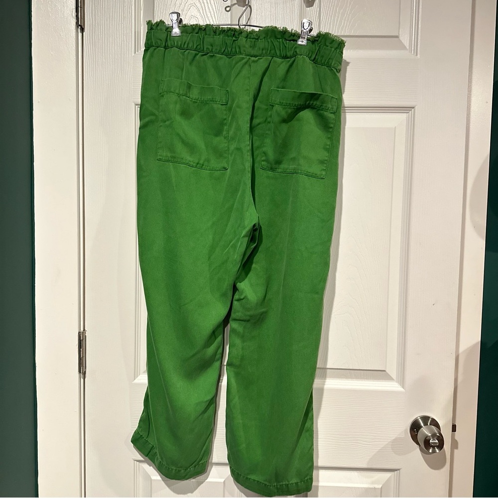 KUT from the Kloth Green Casual Pull On Ankle Length Pants size Large - Picture 2 of 7